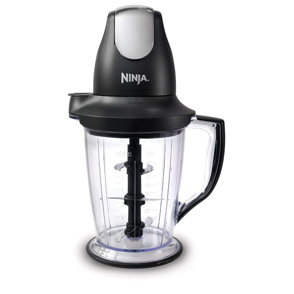 Ninja Blender/Food Processor with 450-Watt Base, 48oz Pitcher, 16oz Chopper Bowl, and 40oz Processor Bowl for Shakes, Smoothies, and Meal Prep (QB1004)