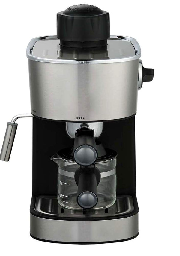 Powerful steam Espresso and Cappuccino Maker Barista Express Machine Black - Make European Espresso