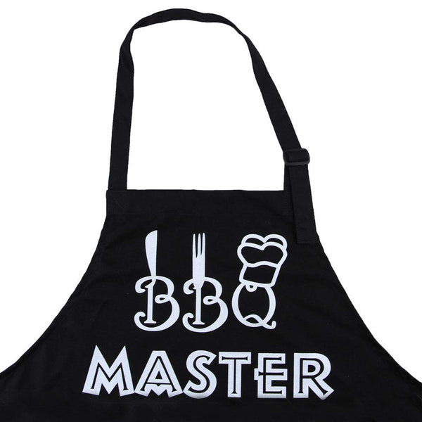 COZYMATE Grill Apron Funny Chef Aprons for Men Women BBQ Baking Cooking Adjustable 2 Pockets, BBQ Master