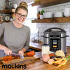 Mockins 6 Liter 8 in 1 Electric Pressure Cooker with 16 Functions Including Rice Cooker | Slow Cooker | Steamer | Yogurt Maker | and More