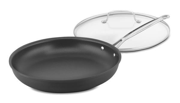 Cuisinart 622-30G Chef's Classic Nonstick Hard-Anodized 12-Inch Skillet with Glass Cover