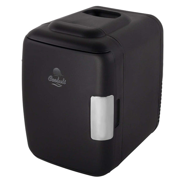 Cooluli Classic 4-liter Compact Cooler/Warmer Mini Fridge for Cars, Road Trips, Homes, Offices and Dorms