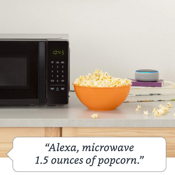 Microwave, Small, 0.7 Cu. Ft, 700W, Works with Alexa