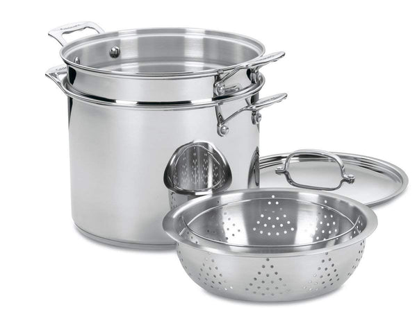 Cuisinart 77-412 Chef's Classic Stainless 4-Piece 12-Quart Pasta/Steamer Set