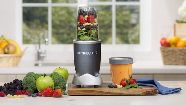 NutriBullet NBR-1201 12-Piece High-Speed Blender/Mixer System, Gray (600 Watts)