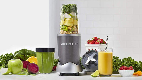 NutriBullet NBR-1201 12-Piece High-Speed Blender/Mixer System, Gray (600 Watts)