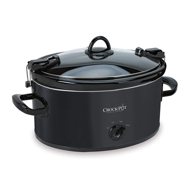 Crock-Pot Cook and Carry Portable Manual Slow Cooker, Black