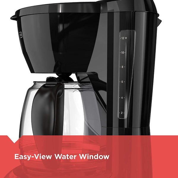 BLACK+DECKER DLX1050B Coffee Maker, 6, Black